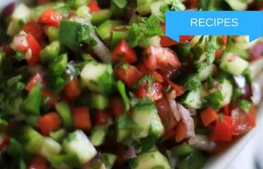 Israeli Salad Recipe by Jay Shapiro Editor of Mediterranean Magazine